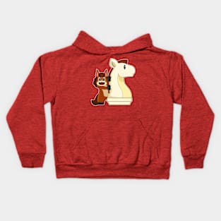 Chess piece Knight Horse Chess Kids Hoodie